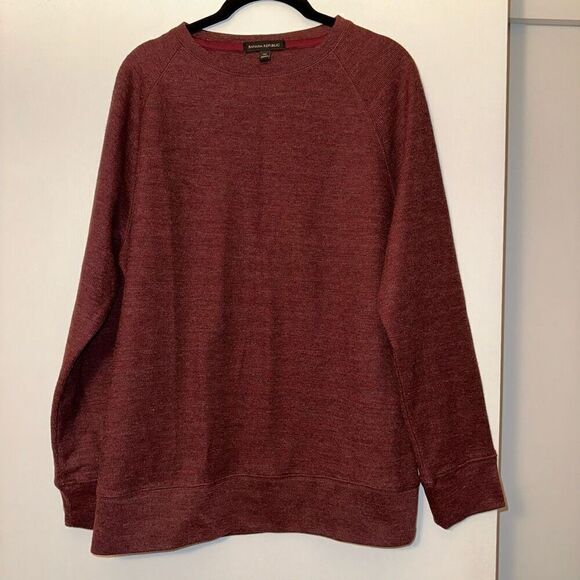 Banana Republic Women’s Rust Red Waffle Knit Sweater Size Medium - Picture 1 of 11